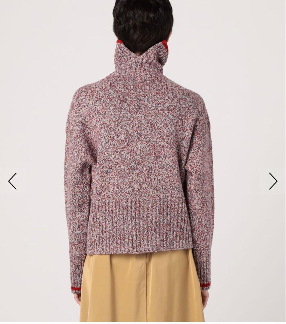 MACPHEE ファインラムズウール　タートルネックプルオーバー