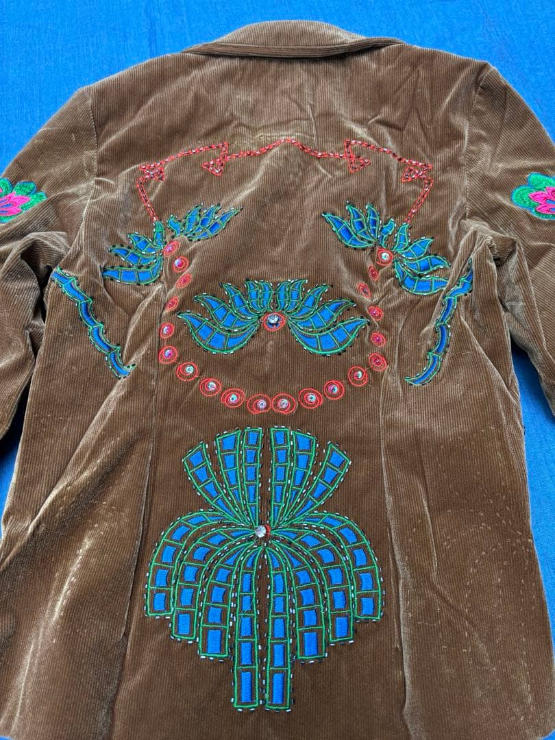 MARC JACOBS 刺繍入りベルベットジャケット サイズ4