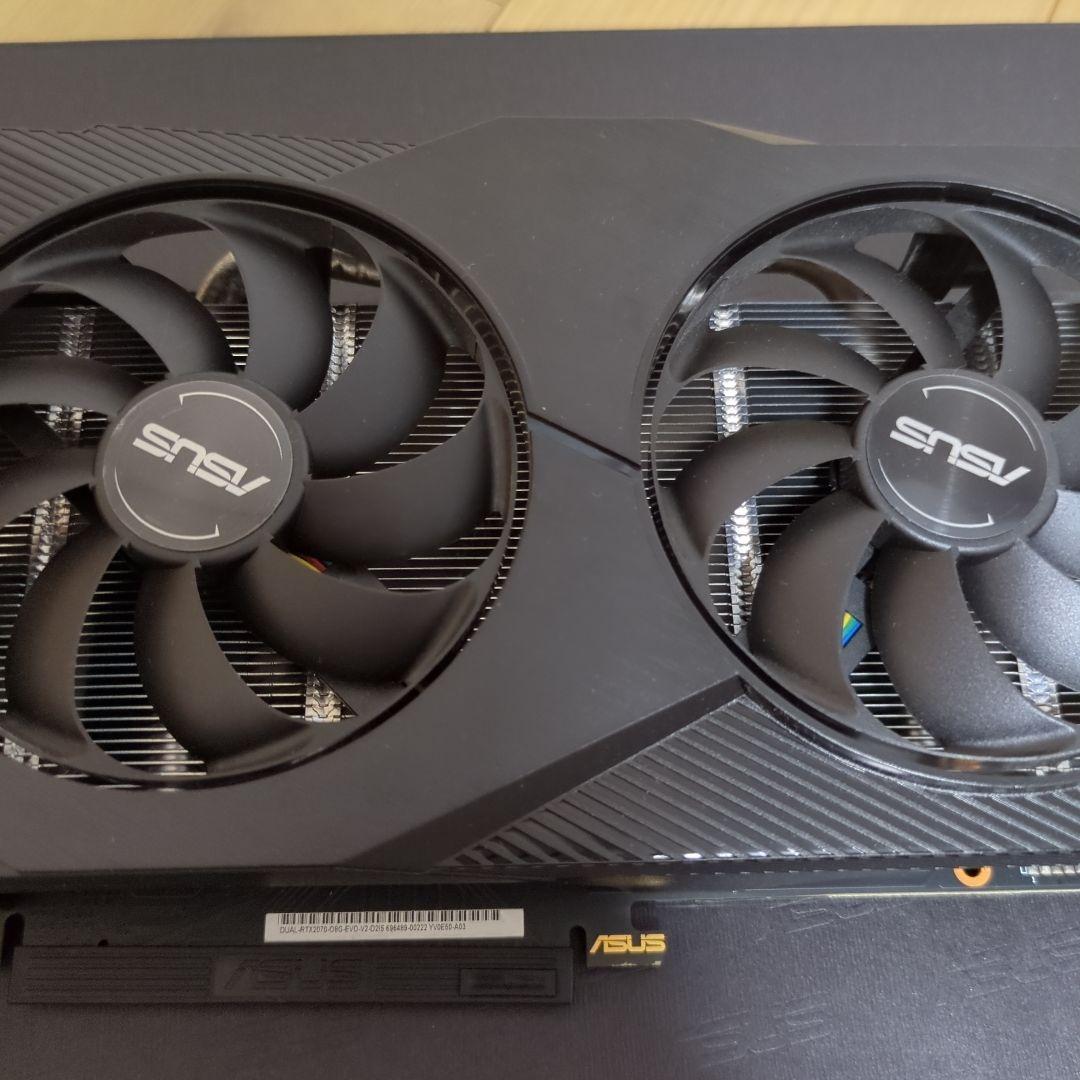 グラフィックボード・グラボ・ビデオカード ASUS DUAL RTX2070 O8G EVO V2