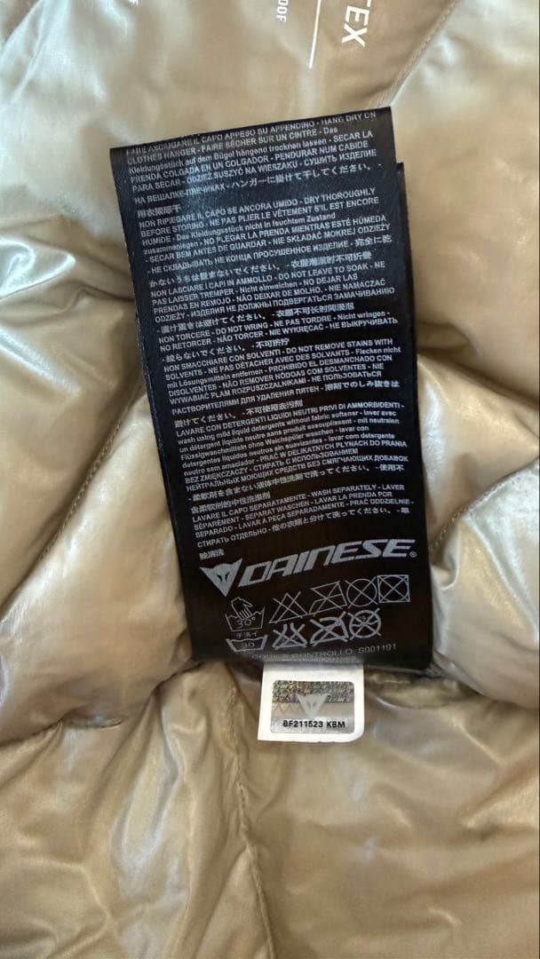 希少美品ダイネーゼDAINESE AWA BLACK PARKAスノボ スキーL