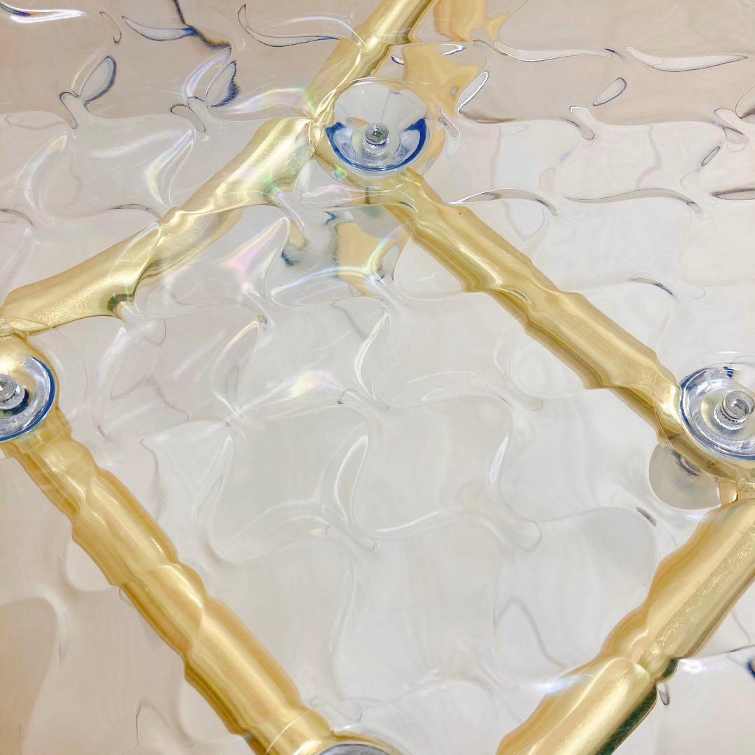 calligaris カリガリス サントロペ　ダイニングチェア　クリア　ゴールド