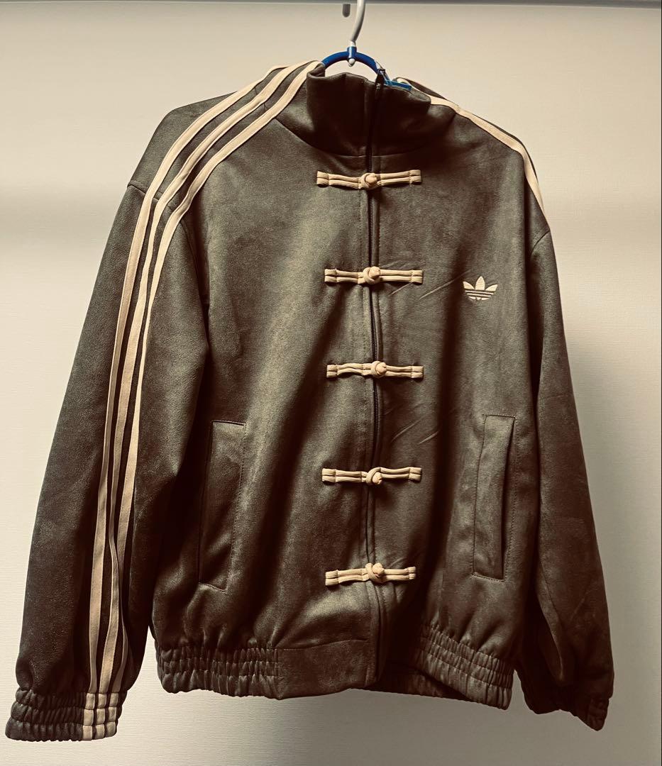 L adidas originals スエード トラックジャケット　緑