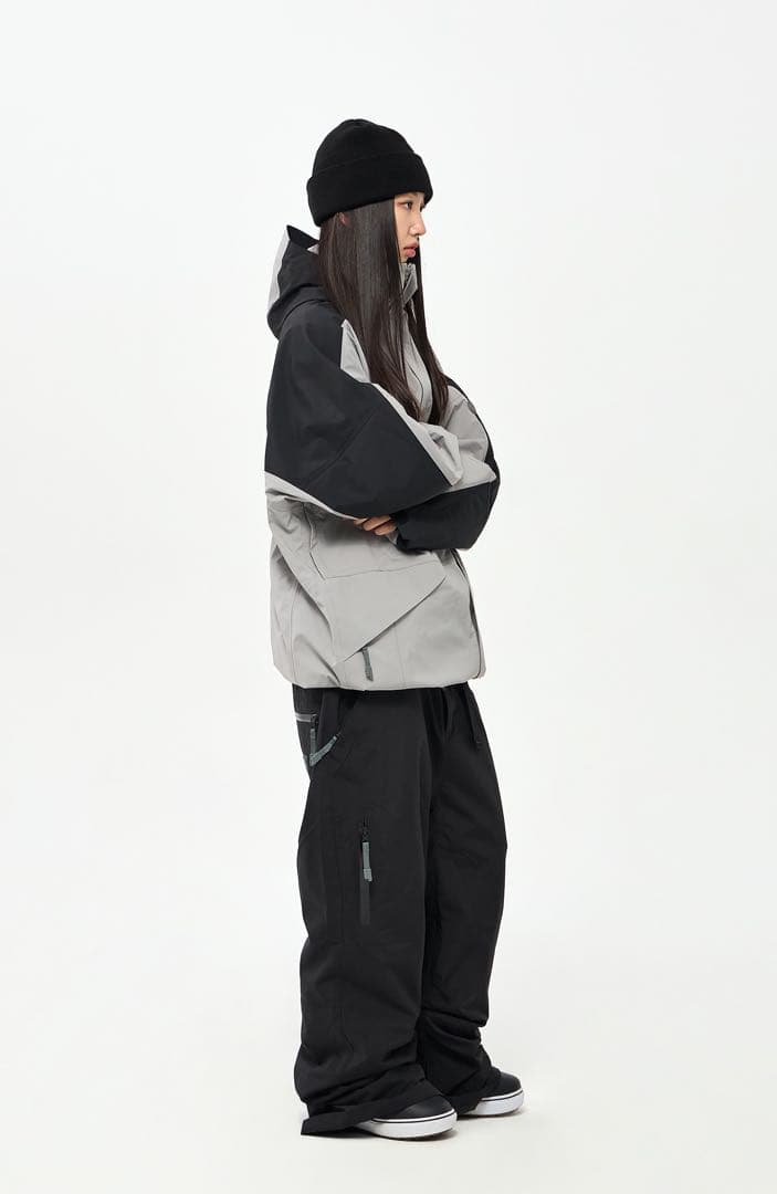 USS2 3レイヤー グレー Lサイズ 韓国 スノボ ウェア