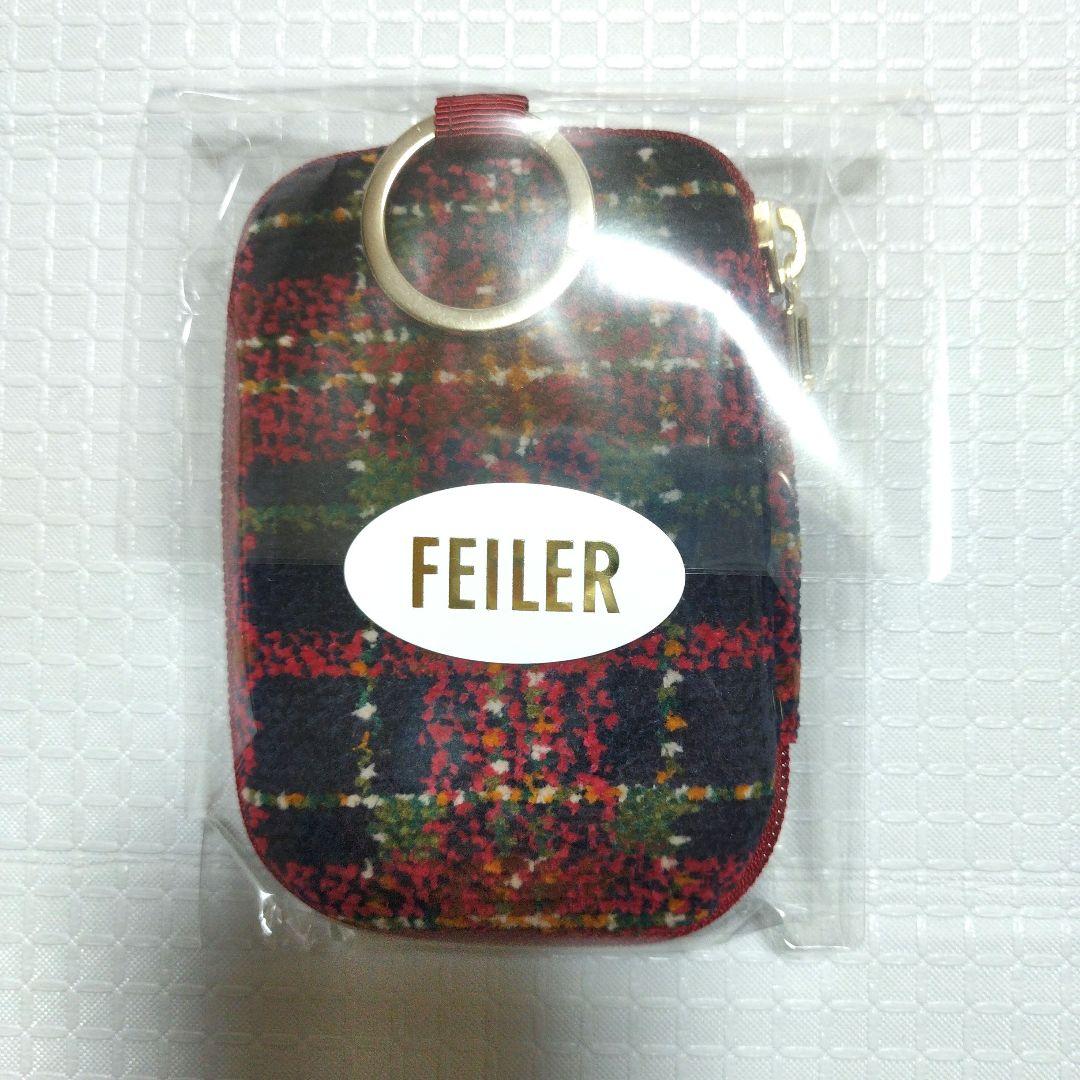 フェイラー　タータンムード　カード&キーポーチ