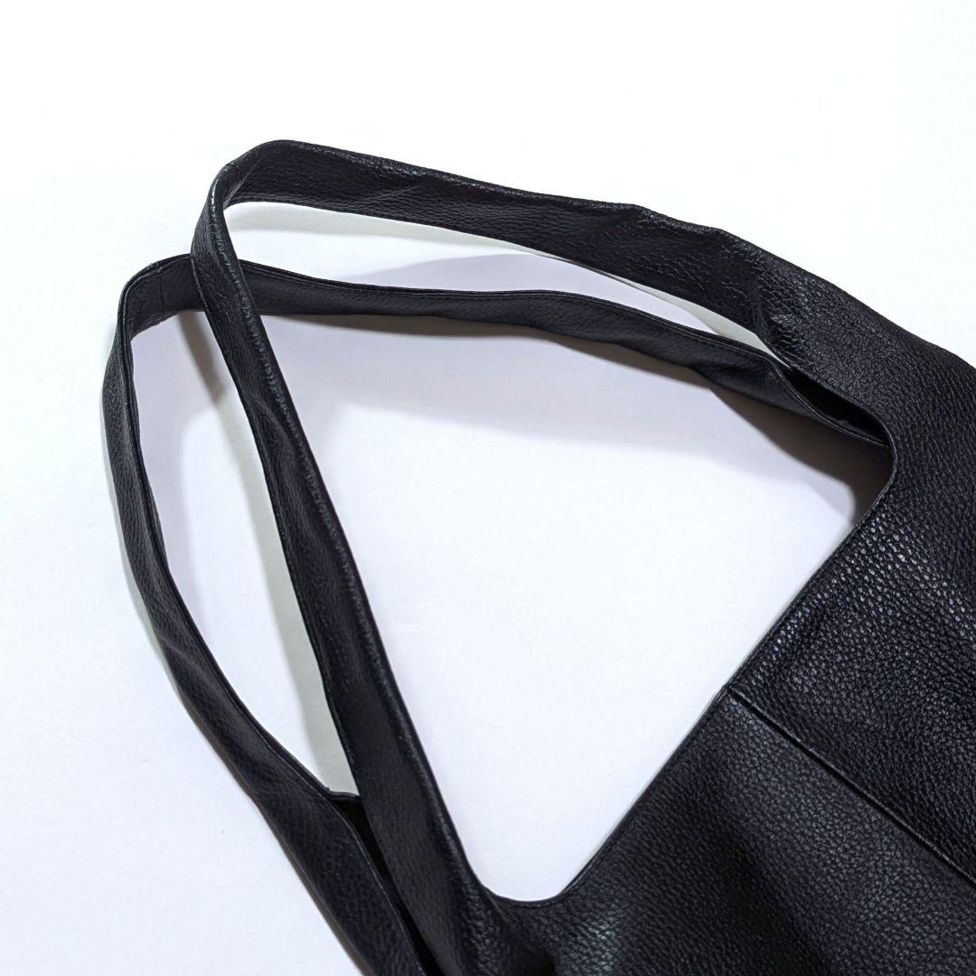 未使用級★ファーストハンド　レザー★トートバッグ　黒　牛革