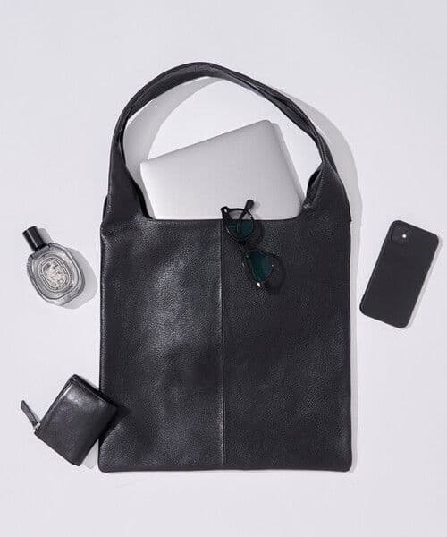 未使用級★ファーストハンド　レザー★トートバッグ　黒　牛革