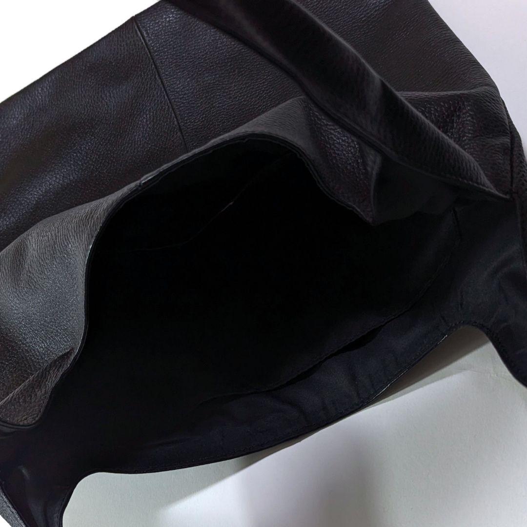 未使用級★ファーストハンド　レザー★トートバッグ　黒　牛革