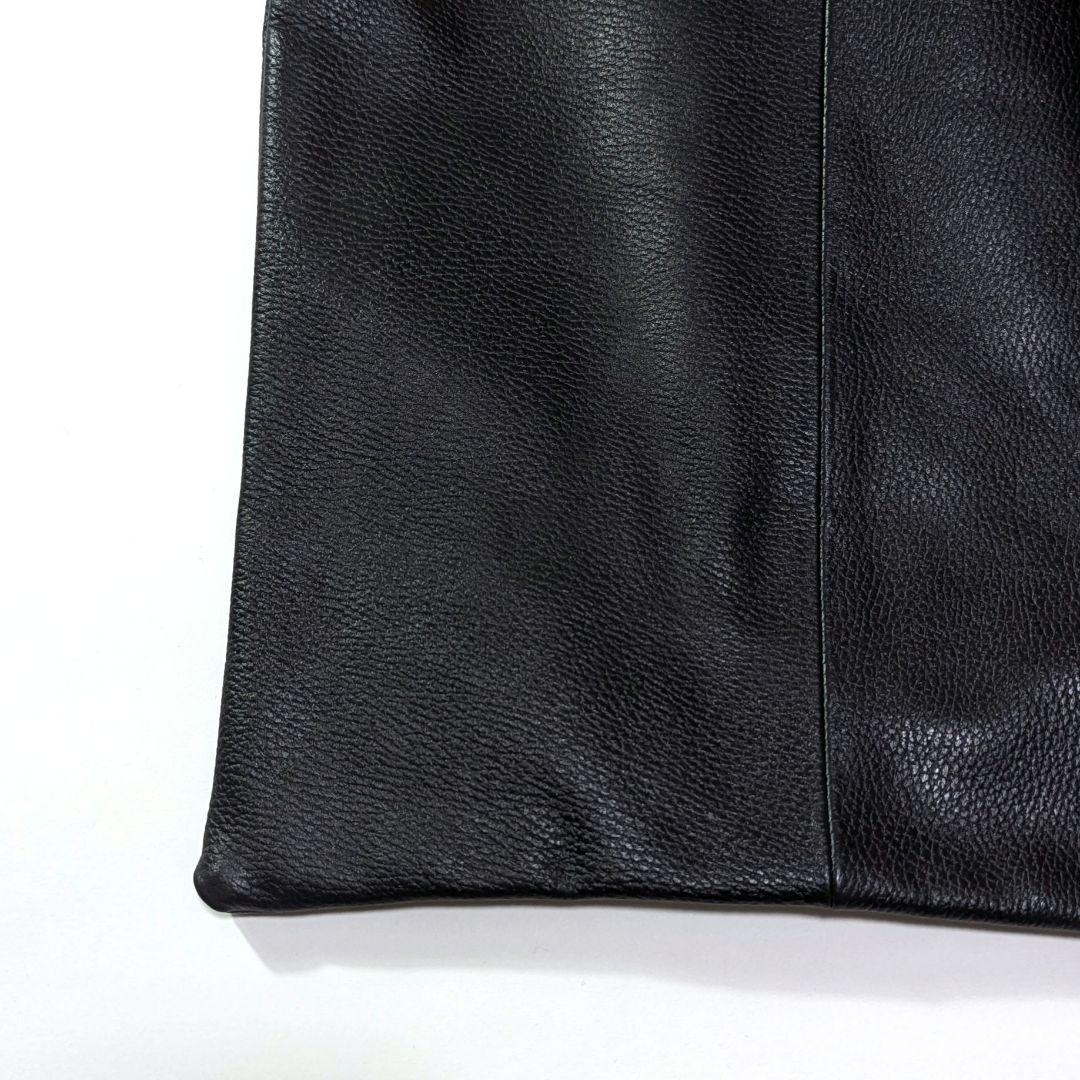 未使用級★ファーストハンド　レザー★トートバッグ　黒　牛革