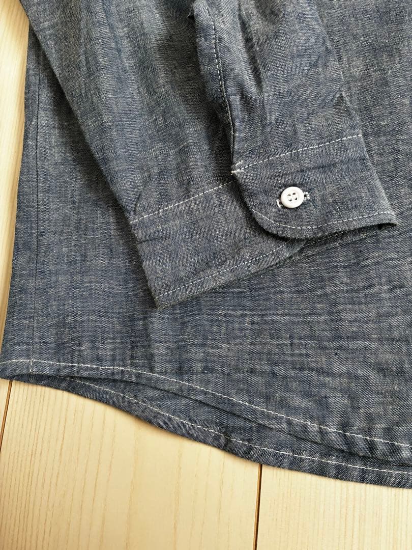 ビンテージ USA製 3XL FIVE BROTHER シャンブレーシャツ