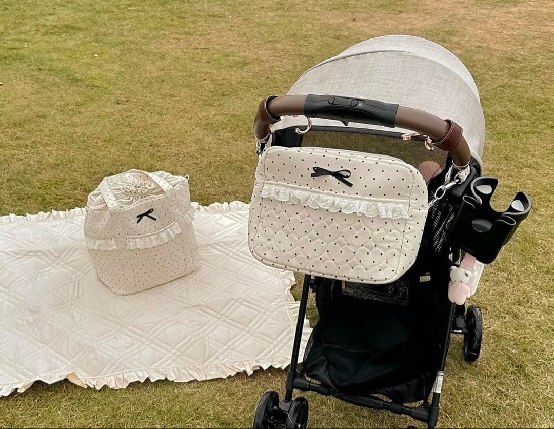 あい×CHIP CLIP ドット柄　おむつポーチ/マザーズバッグ