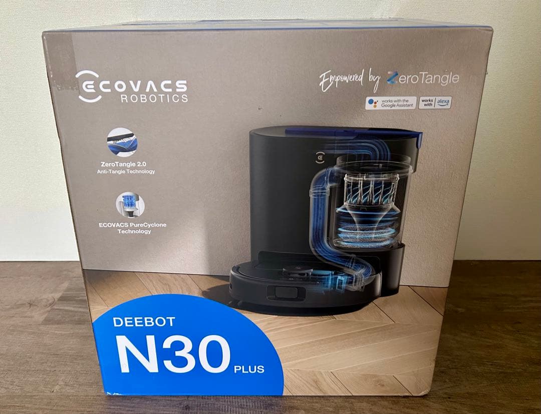 【新品、未開封】DEEBOT N30 PLUS ロボット掃除機（バッグレス設計）