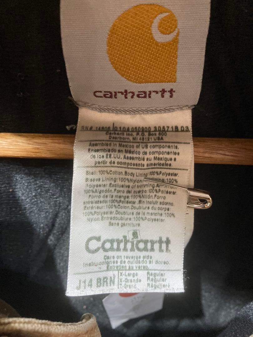 Carhartt サンタフェ　ブラウン ジャンパー