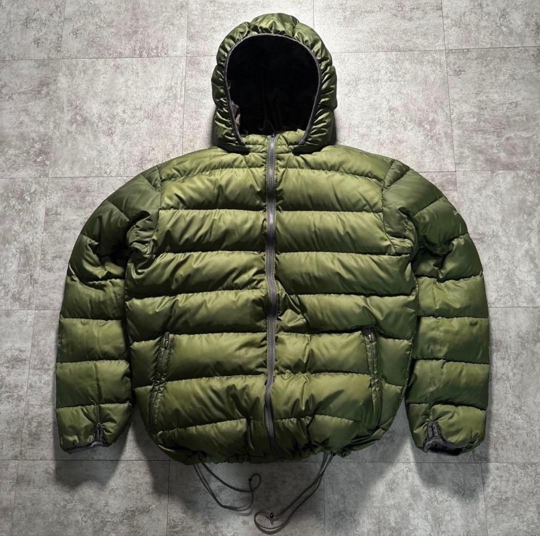 極美品00s Eddie Bauer reversible down jkt