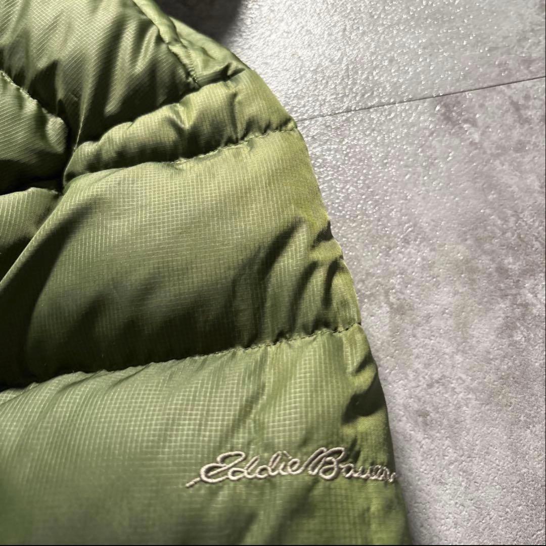 極美品00s Eddie Bauer reversible down jkt