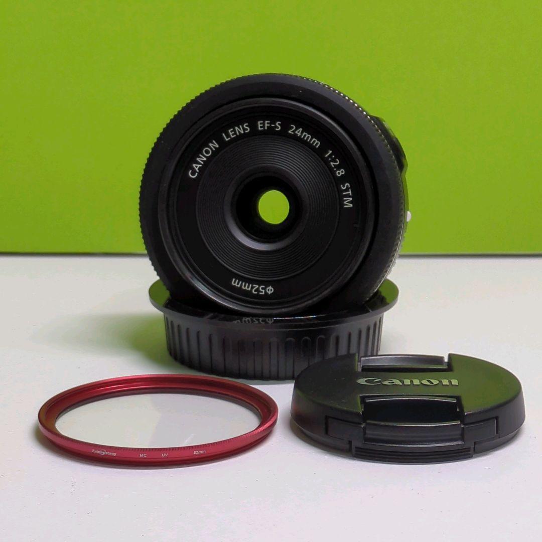 【美品】キヤノン Canon EF-S 24mm F2.8 STM 外箱あり