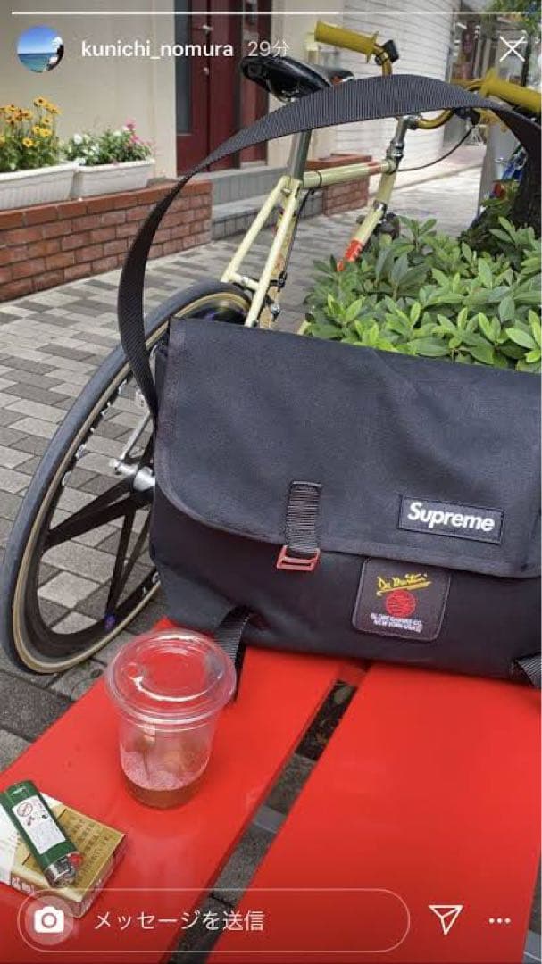 激レア　野村　Supreme De Martini Messenger コラボ