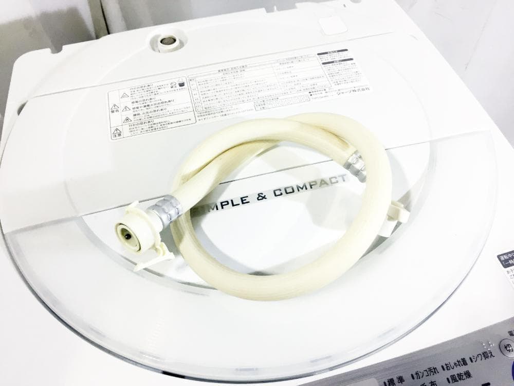 30日迄！SHARP 6kg 洗濯機【ES-GE6B-W】