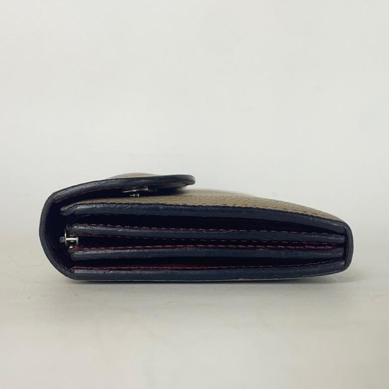 希少品 良品 ワイルドスワンズ ウェイブ シュランケンカーフ 長財布 トープ