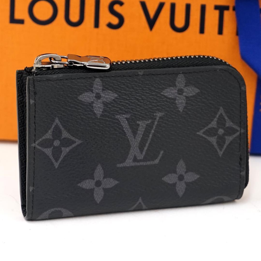 超極美品◆ルイヴィトン エクリプス ポルトモネ ジュール ケース 黒