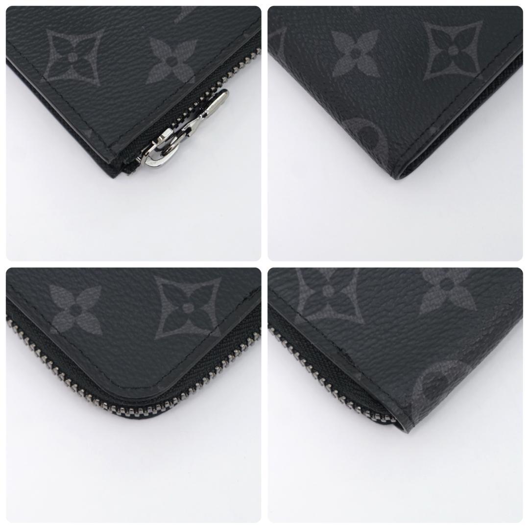 超極美品◆ルイヴィトン エクリプス ポルトモネ ジュール ケース 黒