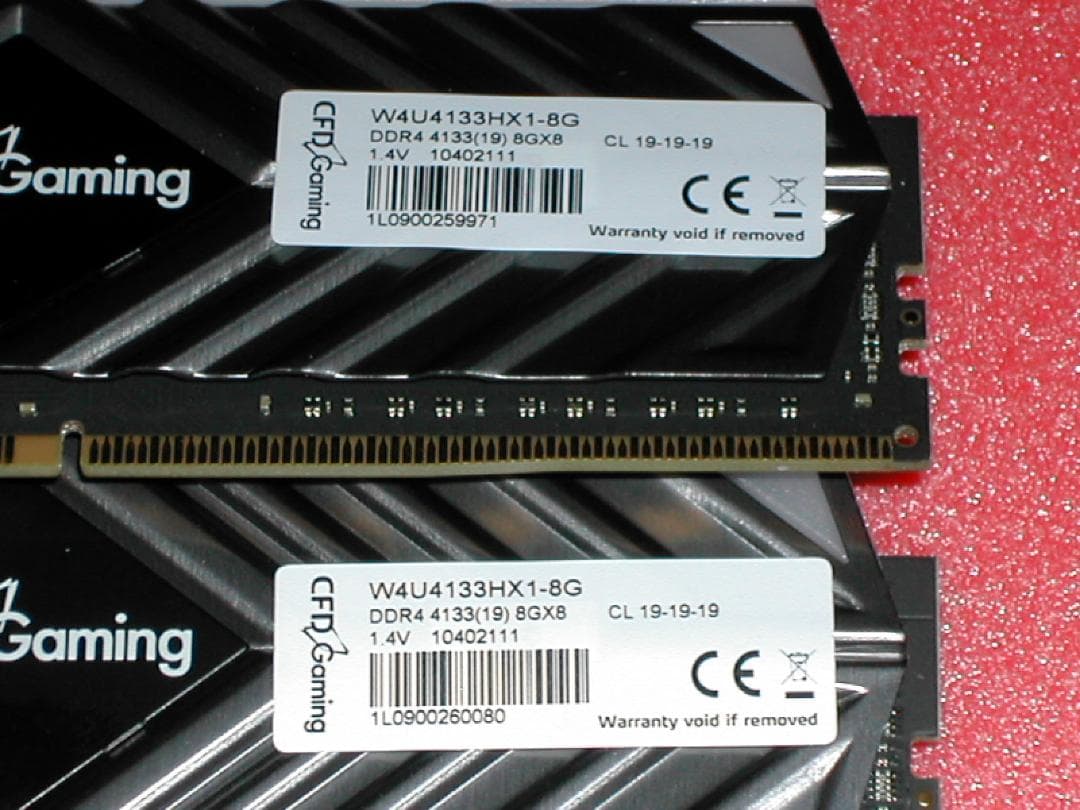 合計32G　CFD Gaming HX1シリーズ　W4U4133HX1-8G