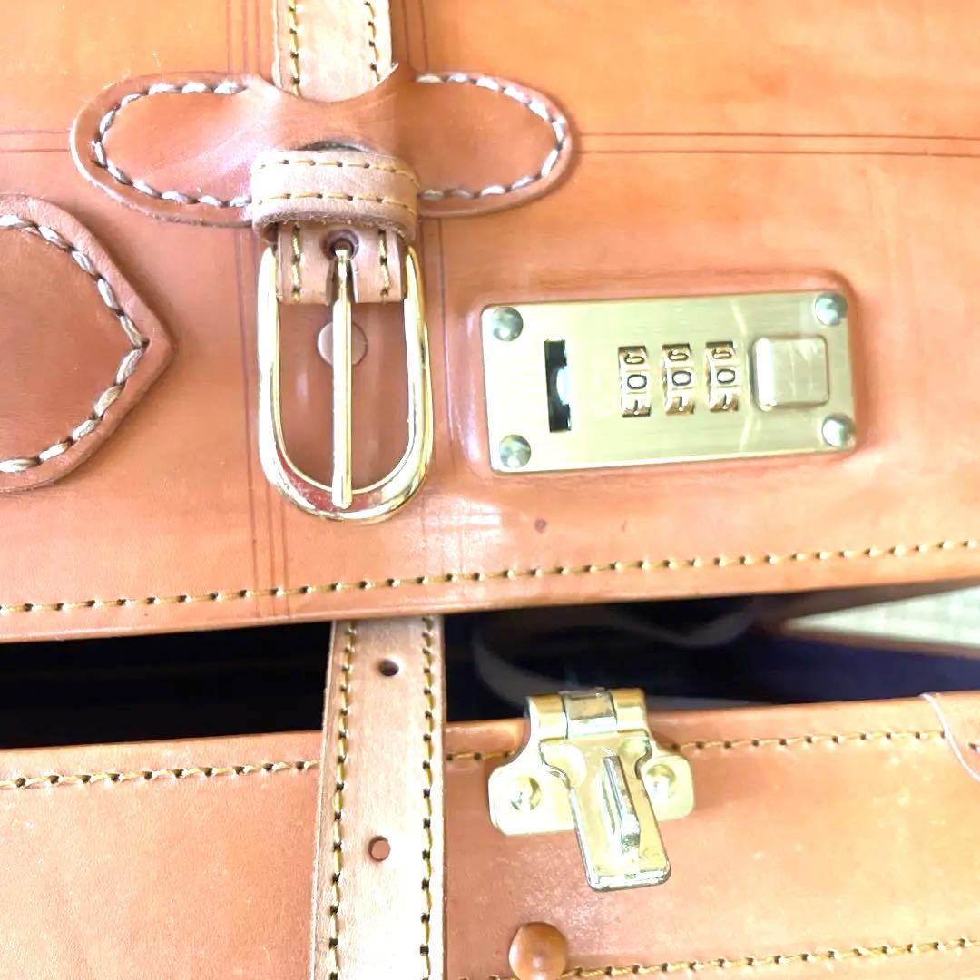 Leaves リーブス ユーラシア トランクキャリーケース 本革　ヌメ革