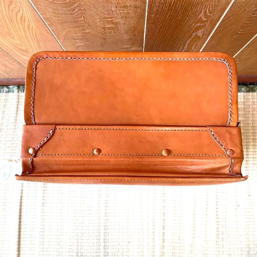 Leaves リーブス ユーラシア トランクキャリーケース 本革　ヌメ革