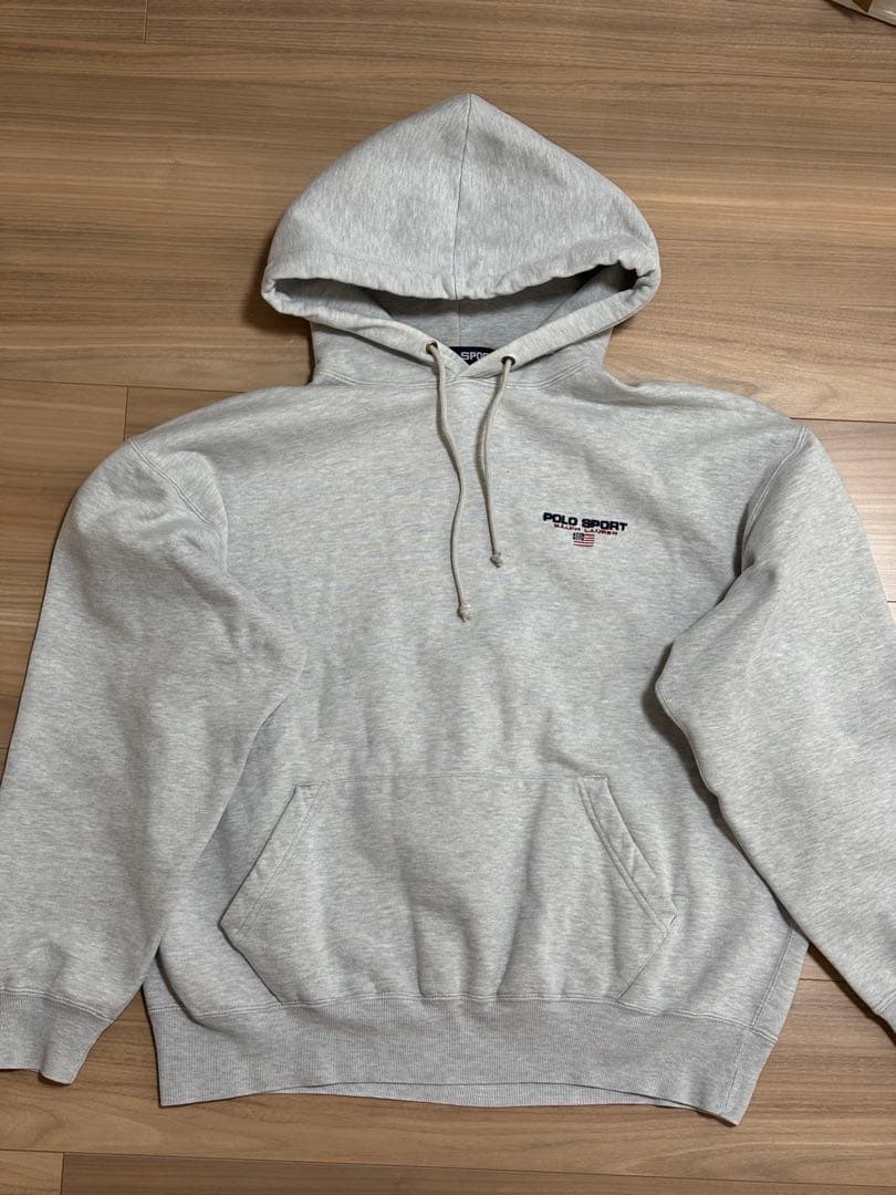 POLO SPORT グレー パーカー S
