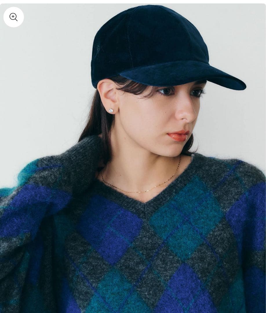 帽子 SHINZONE ORGANIC VELVET CAP