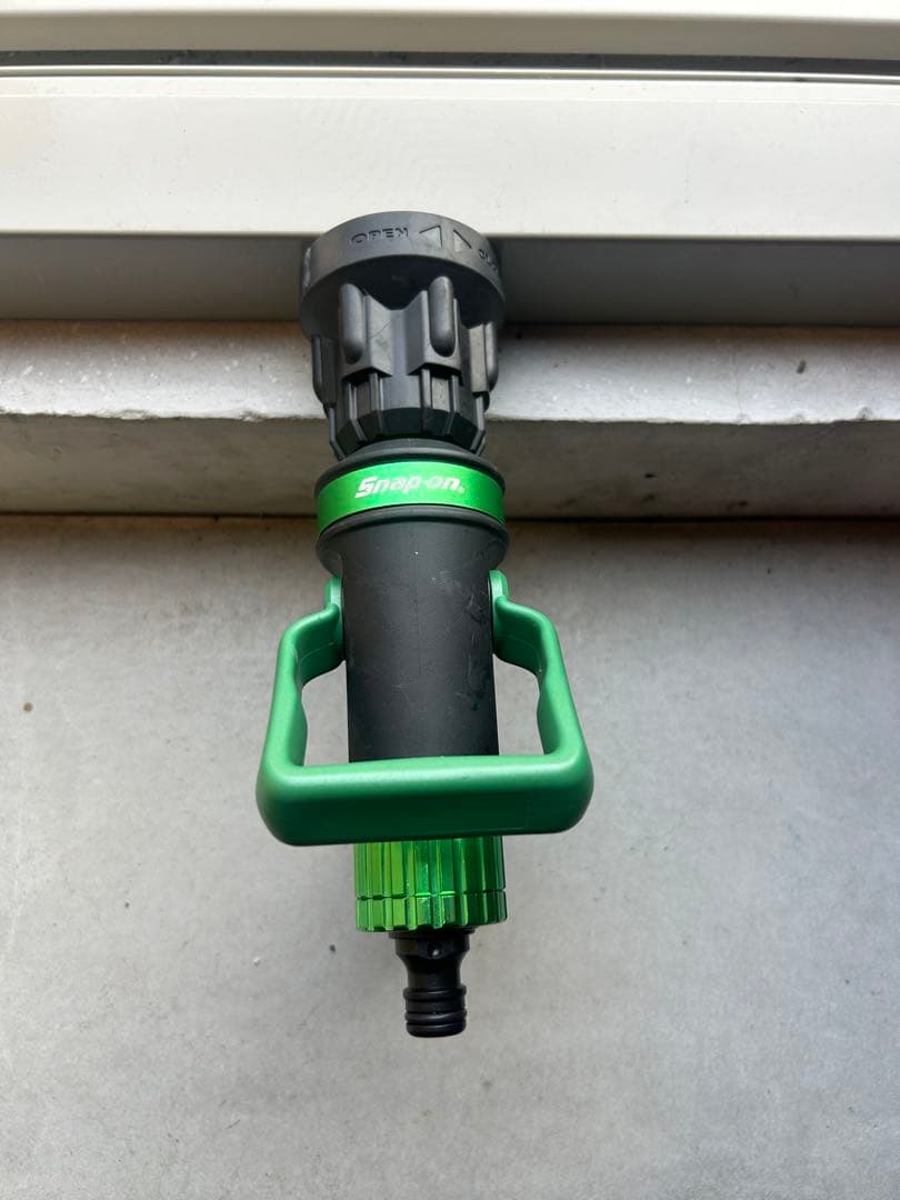 SNAP-ON スナップオン　シャワーノズル　ガーデニング　洗車　グリーン　中古