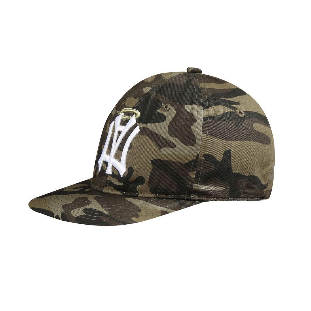 AEAE 迷彩刺繍ロゴベースボールキャップ