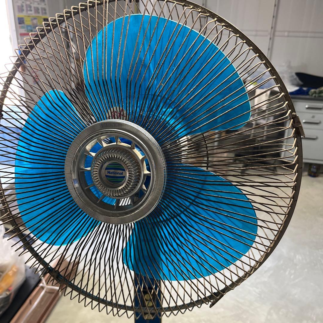 昭和レトロ ナショナル 大型業務用扇風機 動作確認済み