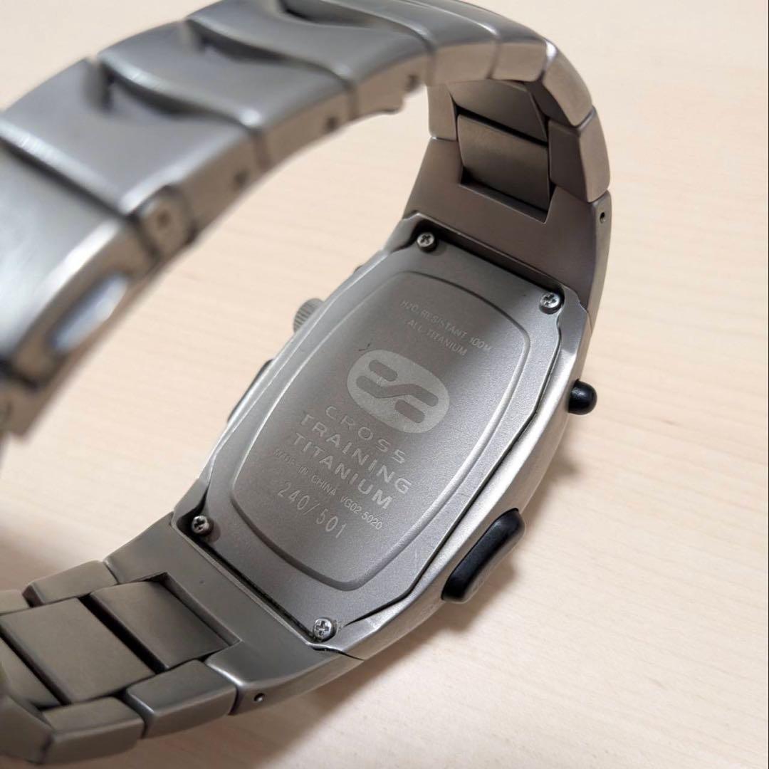 【SALE】NIKE gsx titanium 時計 00s y2k 動作品