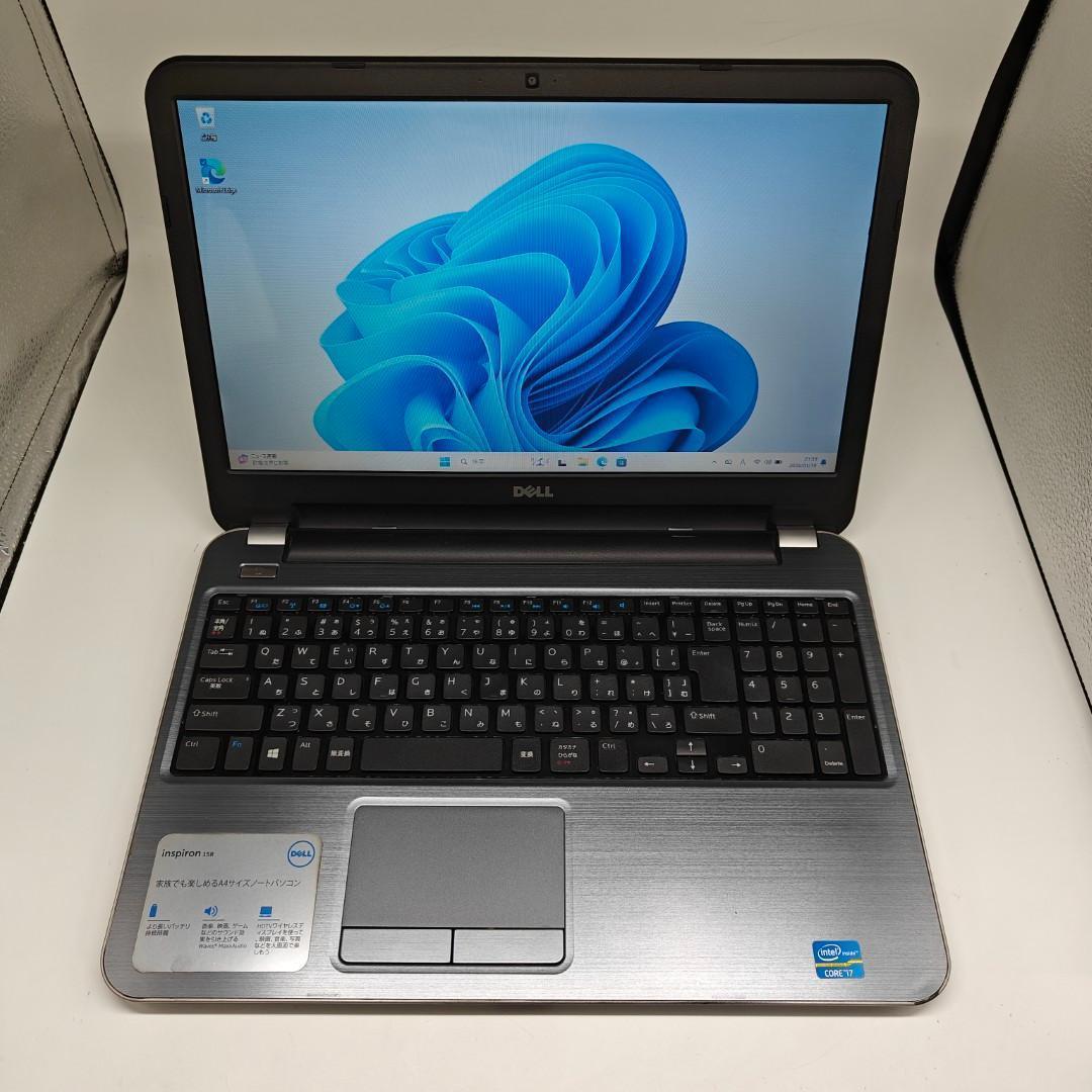 【DELL】爆速i7 SSD256GB 16GB Inspiron ノートPC