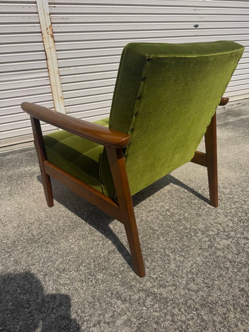 A 美品 カリモク60 kチェア 1シーター 1人掛け ソファ