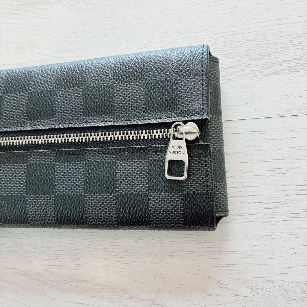 美品 ルイヴィトン ダミエ グラフィット エキュイ エクスペール ペンケース