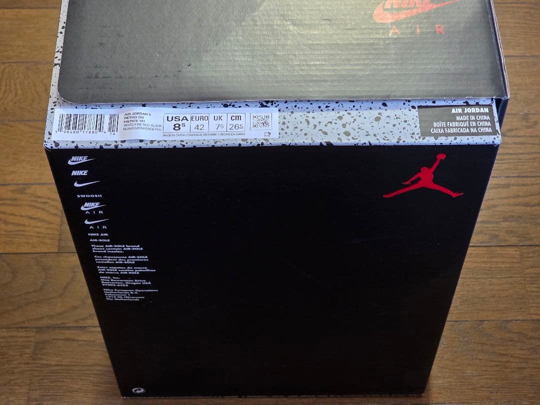 ニ*ケ様 NIKE AIRJORDAN 5 RETRO OG \"Black To