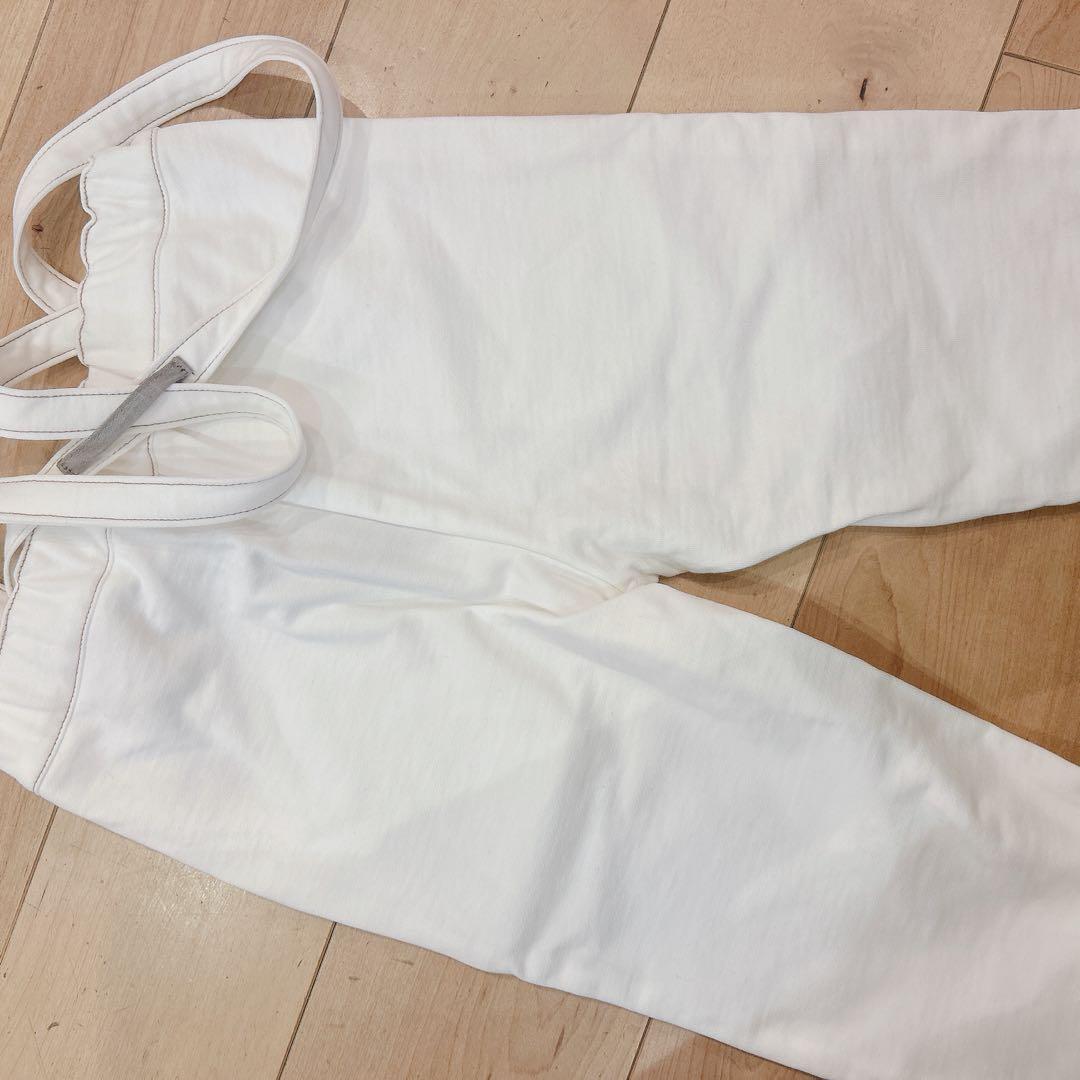 新品タグ付き　ファミリア　9分丈パンツ（たすき付き）