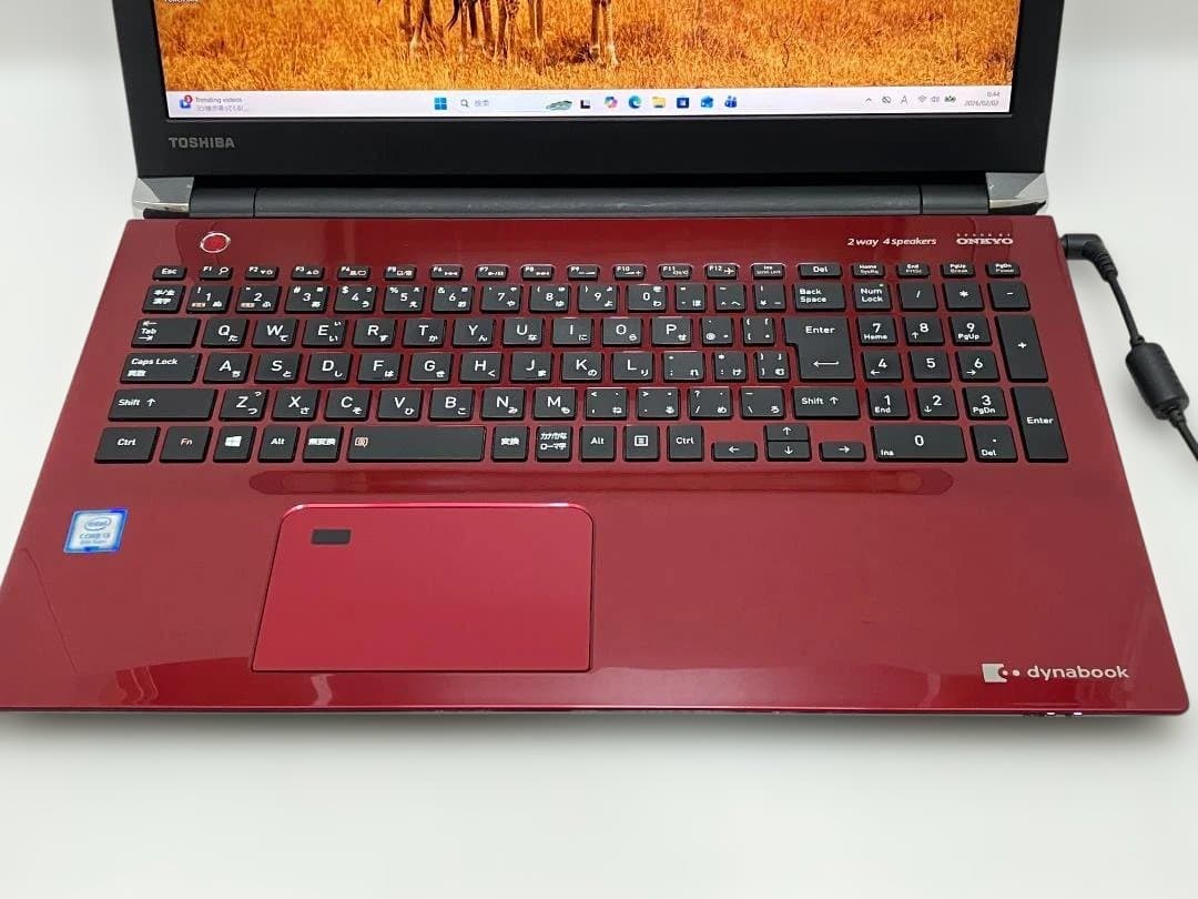 dynabookノートパソコン 8世代 i3/8GB/新品SSD/Win11