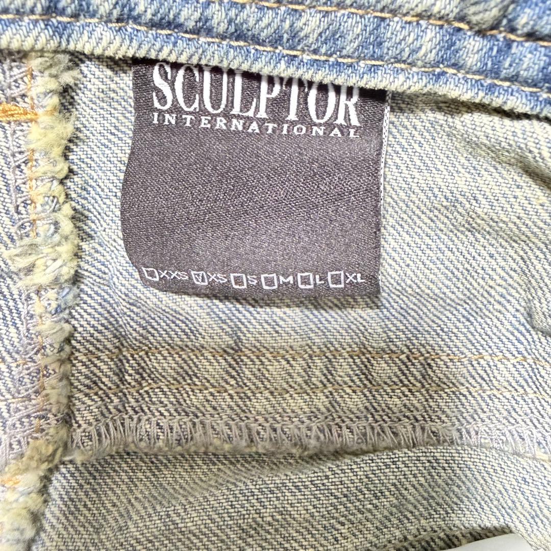 はむ子SCULPTOR DoubleWaistBootsCutDenim