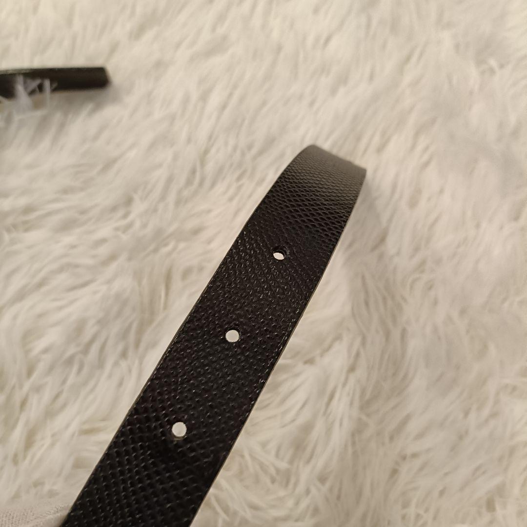 美品✨️　グッチ　GGロゴ ブラック　ベルト　75cm 25mm幅