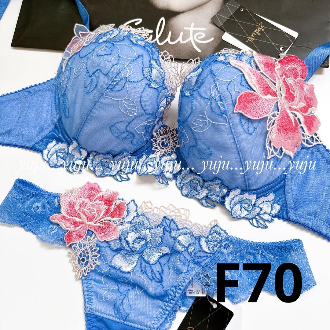 ワコール/サルート 76G p-upブラ TバックF70