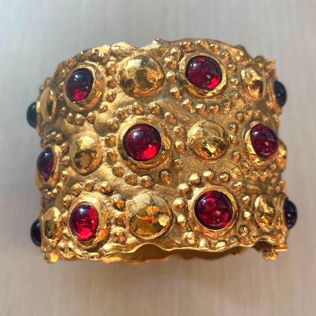 ★美品　CHANEL シャネル バングル　グリポワ ヴィンテージ