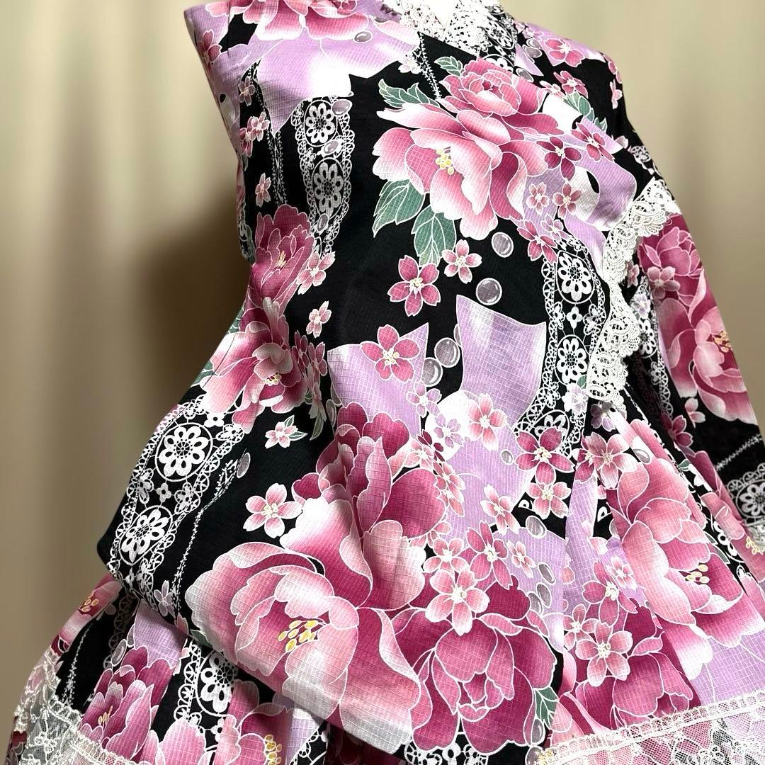 AD⑧浴衣　地雷系　量産型　ドレス　姫ギャル