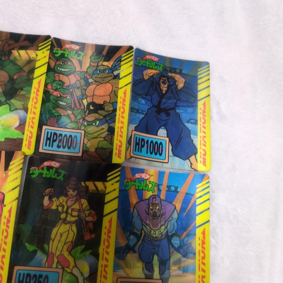 ミュータントタートルズ ３Ｄトレーディングカード 9枚セット
