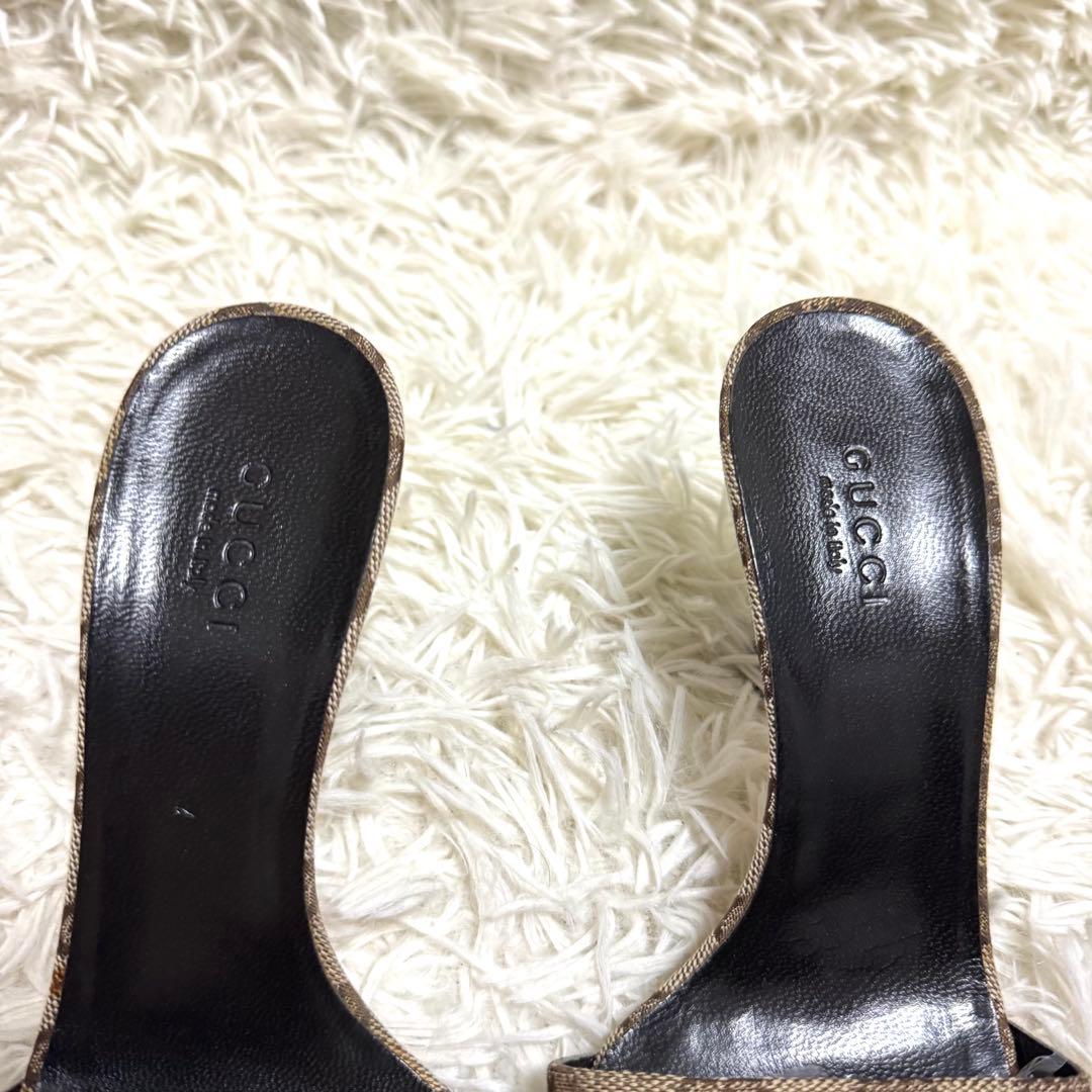 GUCCI✨ミュール　サンダル　GG シェリーライン　クレスト　サイズ34