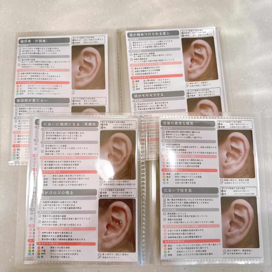 耳ツボ不調BOOK mini vol.1-4セット | 耳ツボ辞典