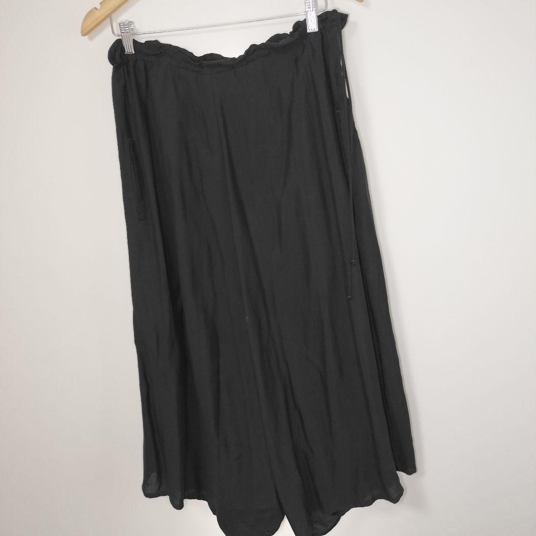 【希少】Y's ワイズ ガウチョ パンツ オーバーサイズボトム ブラック 黒 M