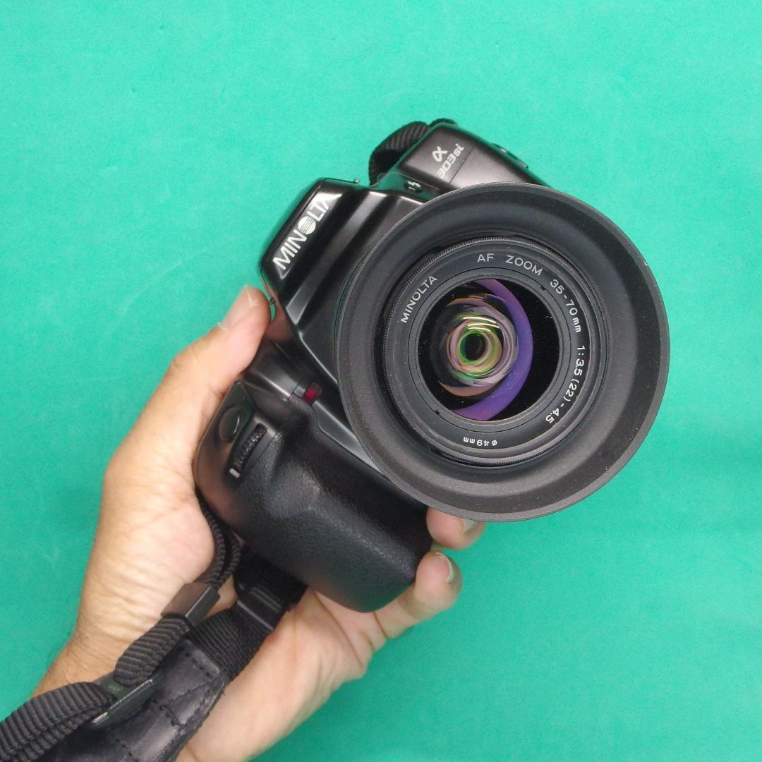 【美品】ミノルタα-３０３ｓｉボディ＋ミノルタＡＦズーム３５-７０ｍｍ【動作品】