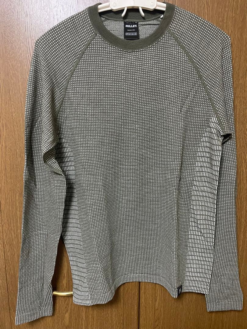 MILLET ワッフル ウール クルー MIV01905